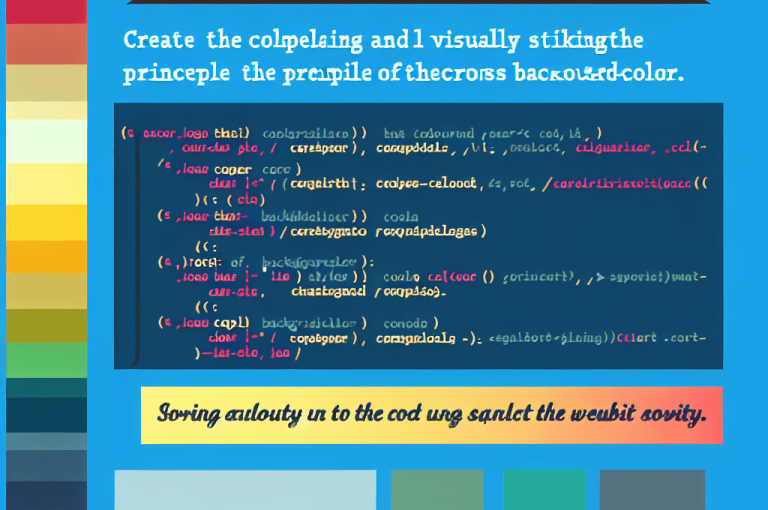 배경색 CSS에 대한 이해와 활용(CSS background-color Understanding and Utilization)