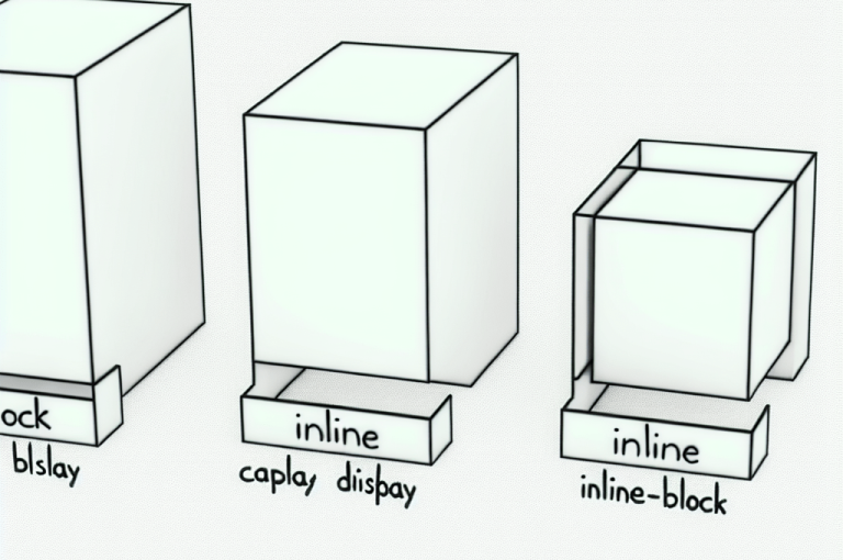 디스플레이 종류와 CSS 블록 인라인 및 인라인 블록(Display Types CSS Block Inline Inline-Block)