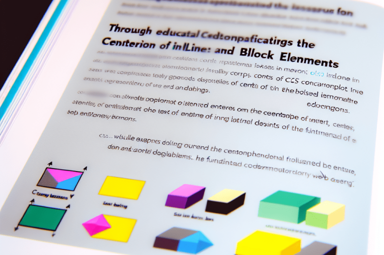 인라인 블록 가운데 정렬 방법 [CSS] (Centering Inline and Block Elements in CSS)