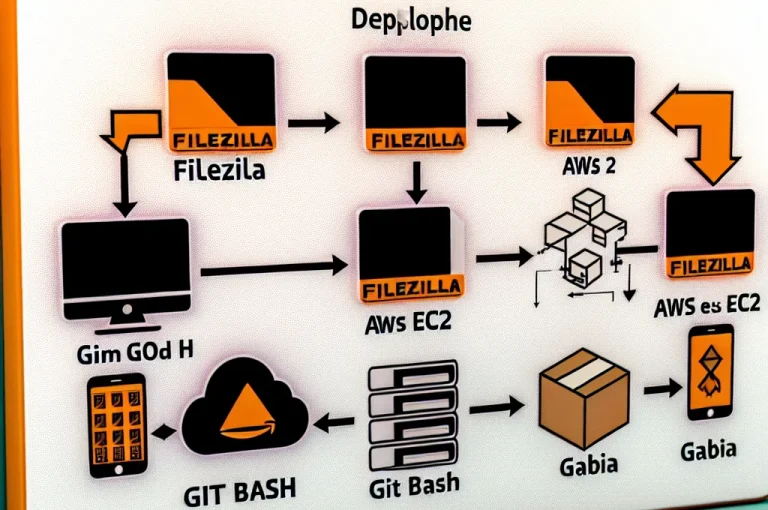 배포를 위한 FileZilla와 AWS EC2 사용법 Git Bash 및 gabia 포함 (Deployment Guide with FileZilla and AWS EC2 Including Git Bash and Gabia)