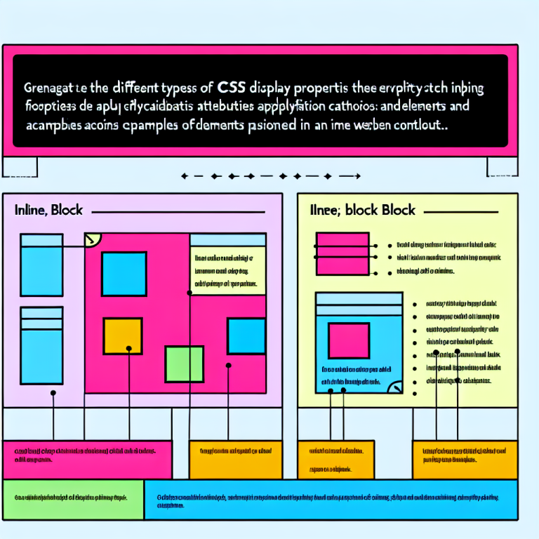 CSS display의 종류와 사용법 Inline Block Block(Understanding the Types and Uses of CSS Display Inline Block and Block)